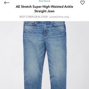American eagle womens high wasted jeans